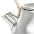 thumbnail image 2 of Open Box Haden Heritage 1.7L Stainless Steel Retro Electric Kettle, Steel/Copper, 2 of 10
