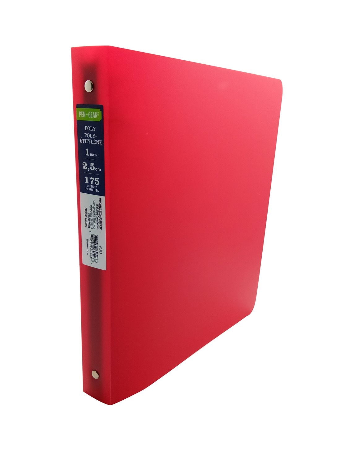 PEN+GEAR 1" Poly Binder