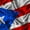 Puerto Rico Flag, variant on Elephant Stock Wooden Texas Flag Wall Art - Flags Multi Panel Canvas - 75" x 48"