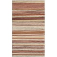 thumbnail image 1 of Safavieh Striped Kilim Beige Contemporary Rug - Runner 2'6" x 4', 1 of 4