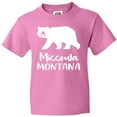 thumbnail image 3 of Inktastic Missoula, Montana White Bear Silhouette Youth T-Shirt, 3 of 5