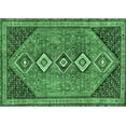 thumbnail image 1 of Ahgly Company Indoor Rectangle Persian Emerald Green Traditional Area Rugs, 5' x 8', 1 of 4