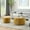Dark yellow (Set of 2), variant on Round Storage Ottoman, Set of 2 Coffee Table, Versatile 2-in-1 End Table and Footstool, Compact Coffee Table or Side Table with Ample Storage for Living Room, Office, Small Spaces