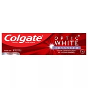Colgate Optic White Toothpaste Travel Size, Sparkling Mint, 0.75 Ounce, Pack of 3
