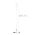 thumbnail image 3 of LOVEVER Plastic Blind Wands 4pcs Plastic 17” Blind Wands Vertical Blinds Replacement Parts Long Window Blind Sticks, 3 of 6