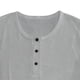 thumbnail image 5 of pstuiky manga larga para hombre, Camisa informal de color liso con botones y cuello redondo y manga larga para hombre top de hombre m, 5 of 6