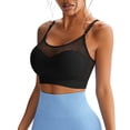 thumbnail image 2 of Women's Breathable Mesh Sports Bra with Comfortable Support and Adjustable Straps, 2 of 8