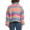 thumbnail image 2 of Blank NYC womens  Roll Over Wool-Blend Coat, l, Pink, 2 of 3