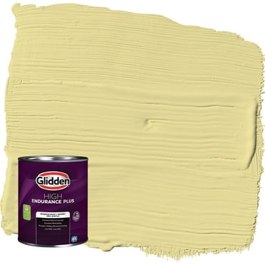 Glidden HEP Subtle Sunshine / Green Flat Interior Paint with Primer, 1 Quart