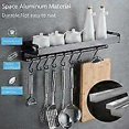 thumbnail image 4 of Especiero de pared para cocina, sin necesidad de taladrar, con 8 ganchos extraíbles, ideal para colocar especias., 4 of 5