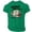Green #025, variant on Halloween Shirts for Men Castle Skeleton Graphic Crew Neck Horror Tops Pumpkin Print Short Sleeve Vintage Fall T-Shirt L