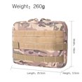 thumbnail image 3 of Bolsa Molle Bolsa Molle EDC para acampar al aire libre, caza, supervivencia, bolsas de cintura de emergencia (CP) Ndcxsfigh Para Estrenar, 3 of 6