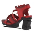thumbnail image 7 of Spring Step L'Artiste Shelly – Women's Hand-Painted Floral Leather Platform Sandal with Adjustable Ankle Strap - Artistic Block Heel For Everyday Wear, 7 of 7