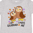 thumbnail image 4 of Inktastic My Grandma Loves Me- Cute Owl Family Boys or Girls Toddler T-Shirt, 4 of 5