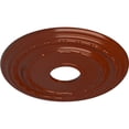 thumbnail image 3 of Ekena Millwork 15 3/8"OD x 3 5/8"ID x 1"P Dublin Ceiling Medallion (Fits Canopies up to 8 1/4"), Hand-Painted Firebrick, 3 of 6