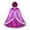 Purple, variant on Esho 2-9Y Children Christmas Costumes Princess Cloak, Kids Xmas Santa Claus Velvet Hooded Cape Robe, Toddler Girls Boys Party Masquerade Capes Dress up for Halloween Christmas Carnival