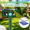 thumbnail image 3 of 2 Pack Solar Ultrasonic Animal Repeller Outdoor with Motion Sensor for Skunk Raccoon Rabbit Squirrel Pest Repellents for Yard Garden Lawn, 3 of 8
