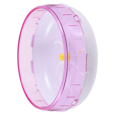 KAKOWELY Silent Pink Hamster Wheel for Smooth Quiet Exercise in Small Pet Housing