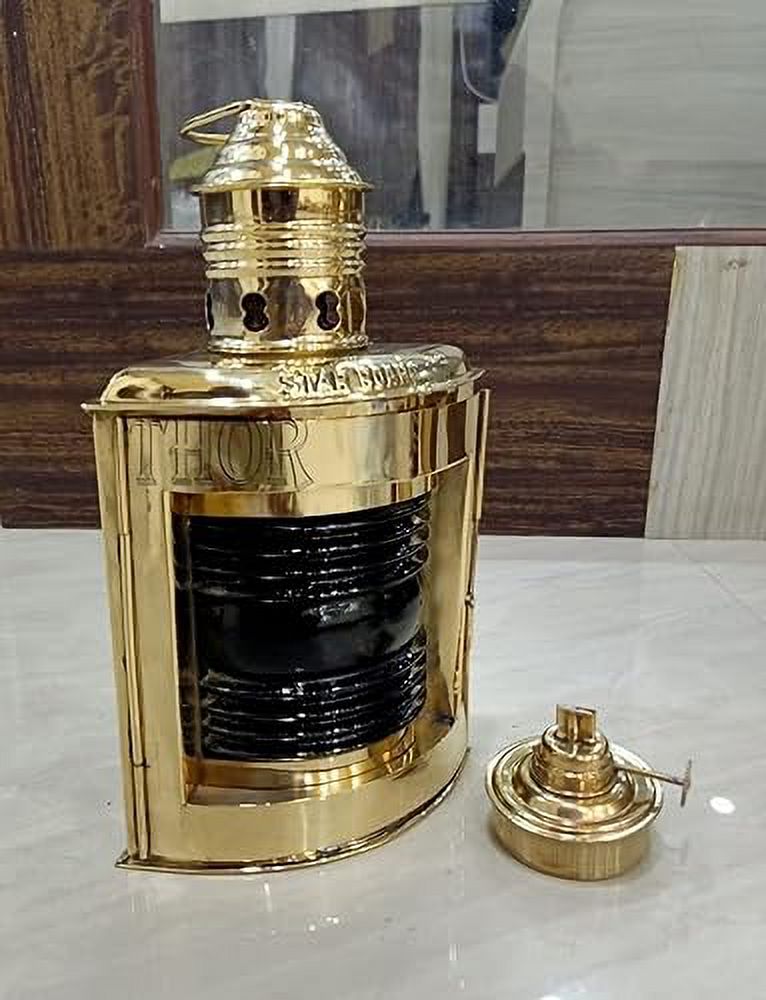 Nautical Brass Maritime Starboard Green Ship Hanging Lantern / Home Lighting /Lantern Boat Lamp Lighting /Nursery Oil lamp Rustic Vintage Home Decor Gifts