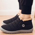 thumbnail image 4 of Bottes pour Hommes Neige Randonnée Bottes pour Hommes Bottes d'Hiver pour Hommes Extérieur Chaussure Homme Chaussures Imperméables Homme Plateforme Chaussures de Travail Chaussures BNBlack_37 45, 4 of 6