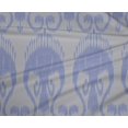 thumbnail image 4 of oneOone Tissu Polyester Lycra Imprimé Ikat Tourbillon au Mètre 56 Pouces de Large, 4 of 4