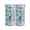 White Blue, variant on Half Window Curtain 36 Inches Long, Nautical Lighthouse Window Treatment Curtain Drapes, Ocean Starfish Anchor Sailboat Shell Small Tier Curtains for Bathroom Over Sink, 27.5"x36", 2 Panels