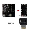 thumbnail image 6 of Chenyang CY 2pcs Overmold USB 3.1 Front Panel Header Male to Female Type-E Motherboard Extension Data Adapter Adapter, 6 of 7