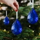 thumbnail image 4 of CaiYueKe Shimmering Christmas Tree Ornaments Plastic Gemstone Pendants Holiday Decorations for Valentines Day Party Wedding Festive Shiny Hanging Baubles, 4 of 7