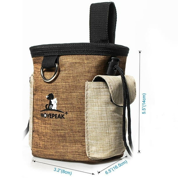 Bolsa De Cintura Para Mascotas Con Cierre De Cremallera Y Cordón Para Entrenamiento De Perros Para Escalada Al Aire Libre sonducket HA023812-00