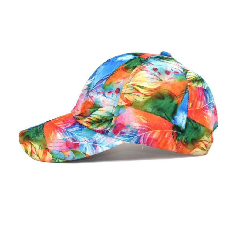 HSMQHJWE Sun Hats For Women Small Head Women'S Beach Hat Men And Women  Casual Summer Printed Adjustable Outdoor Sunshade Visors Baseball Hat Visor  Clips Football 