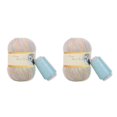 thumbnail image 2 of Moyic Knitting Yarn Purses Crocheting Thread Sweaters Blanket Color Kids Supplies Cushion Beginners Lightweight Weaving 95 2piezas Moyic CBP182681, 2 of 5