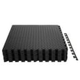 thumbnail image 1 of Costway Tapis de Sol d'Exercice Casse-Tête 12 Tuiles 1/2 Pieds' avec Tuiles Imbriquées en Mousse EVA (25 Pieds'x25 Pieds'), 1 of 10