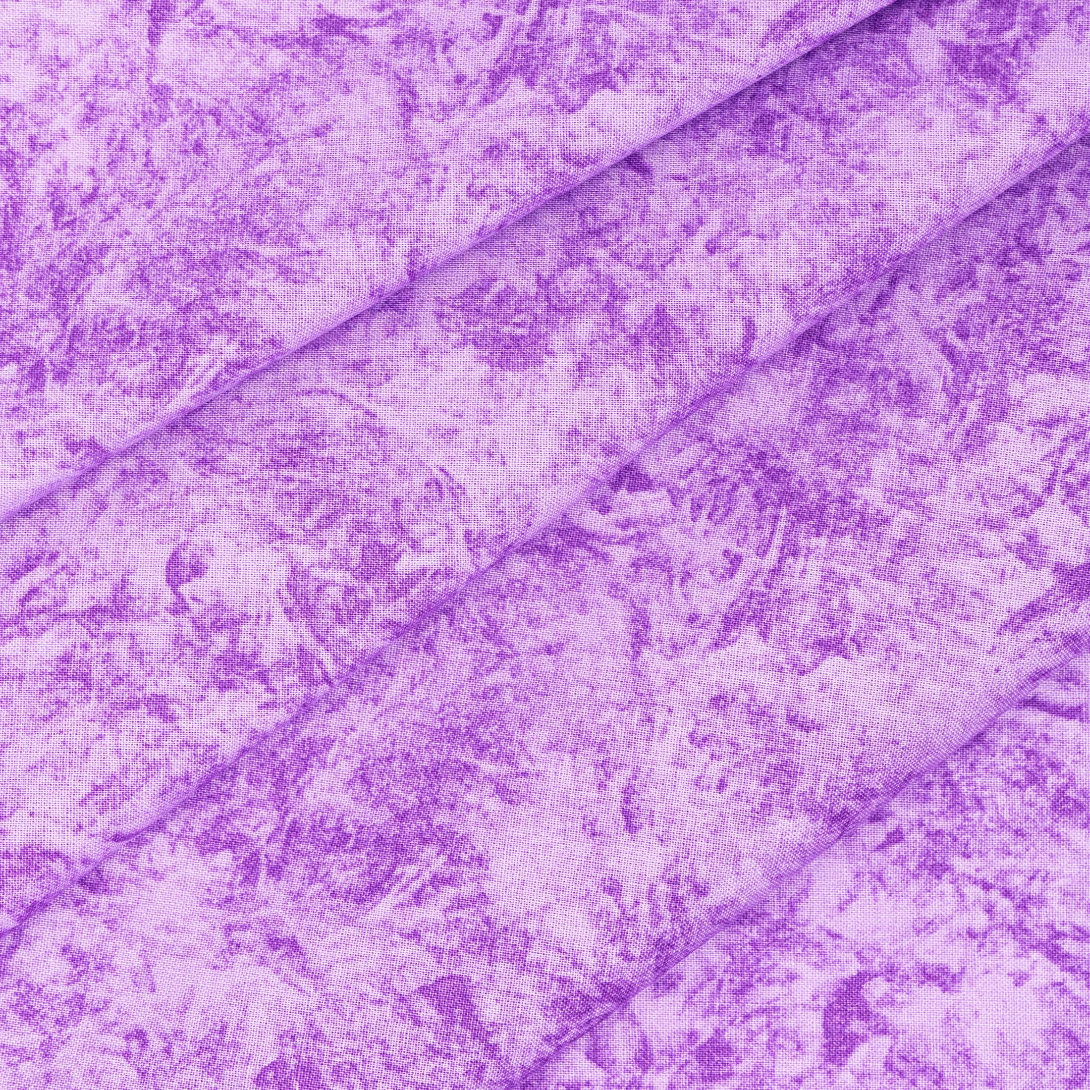 (2 pack) Waverly Inspirations 1 Yard Cut 100% Cotton Prints Fabric Batik Wisteria 44" Wide for Quilting & Sewing