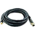 thumbnail image 2 of Cable Monoprice XLR hembra a RCA macho - 15 pies - negro con conectore, 2 of 2
