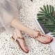 thumbnail image 4 of Verano Nuevo estilo Sandalias Sexy Herringbone Flip-flop Zapatos de mujer Sandalias planas Wmkox8yii  shjk3379, 4 of 5