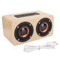 thumbnail image 3 of Altavoz de madera caja de sonido pequeña interior para todos los grupos de personas para oficina para el hogar camping al aire libre, 3 of 8