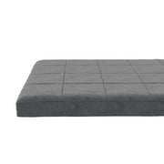 DHP Willow 6 Inch Full Size Quilted Microfiber Futon Mattress, Gray