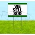 thumbnail image 1 of We Sell Sod (18" x 24") Yard Sign, Includes Metal Step Stake, 1 of 6