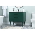 thumbnail image 2 of 36 inch bathroom vanity in Green, 2 of 8