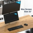 thumbnail image 2 of Desky Eco Vertical Monitor Mount - Black, 2 of 9
