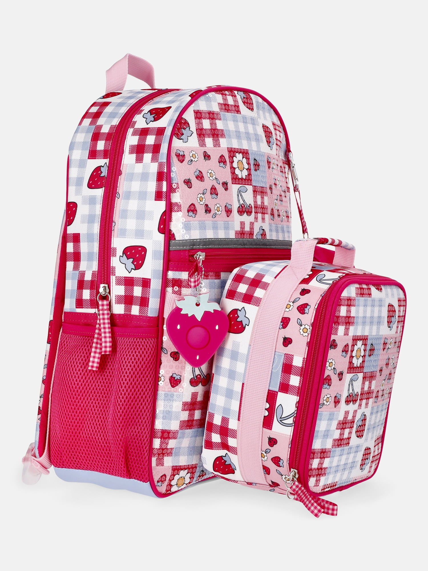 Wonder Nation Kids' Fruit Picnic 17" Backpack, Lunch Tote and Pouch Set, 3-Piece