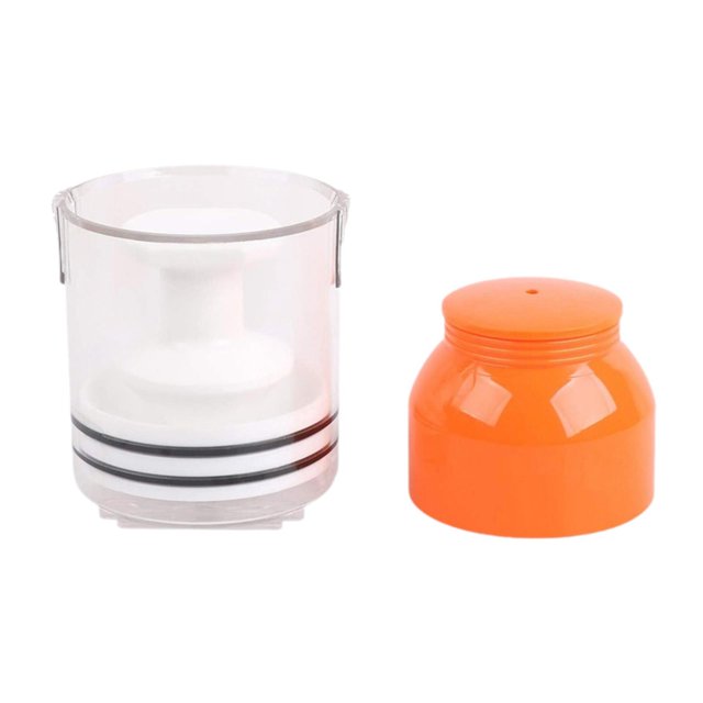 Thinsony Emballeuse de Graisse pour Roulements de Roue Robuste Portable pour Composants Auto Rouge Orange 10.8x10.8x12.8cm