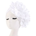 thumbnail image 1 of Women Flower Turban Cap Soild Color  Headscarf Bonnet Inner Hijabs Arab Head Wraps Indian Hat, 1 of 7