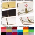 thumbnail image 6 of Darling Souvenir Personalized Engraved Laser Cut Wedding Guest Book Wooden Cover Sign-in Book Registry Guestbook Scrapbook-YM, 6 of 7