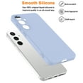 thumbnail image 5 of For Samsung Galaxy S24 Phone Case, Ebizware Shockproof Liquid Silicone Case Full-Body Protective Rugged Rubber Slim Cover with Microfiber Lining for Galaxy S24 (Lavender), 5 of 9
