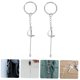 thumbnail image 5 of unbranded 2Ud Llavero De Esgrima De Metal Plateado Decorativo Para Y Bolsos, 5 of 8