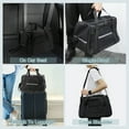 thumbnail image 3 of Transportador de perros Unique Bargains, transportador de gatos, transportador de cachorros para gatos pequeños, perros y cachorros de hasta 13 libras, negro, 3 of 7