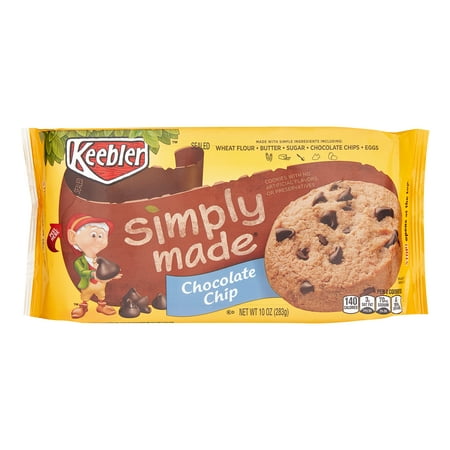 Keebler Simply Made Chocolate Chip Cookies, 10