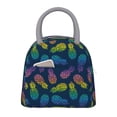 thumbnail image 1 of Easygdp Abstract Bright Pineapple Fruit Retro Bolsa de Almuerzo Insulada Grande, Forro de Aluminio, Diseño Espacioso, a Prueba de Fugas, Ideal para Trabajo, Picnics, Viajes y Actividades al Aire Libre, 1 of 6