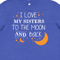 thumbnail image 4 of Inktastic I Love My Sisters To The Moon and Back Youth T-Shirt, 4 of 5